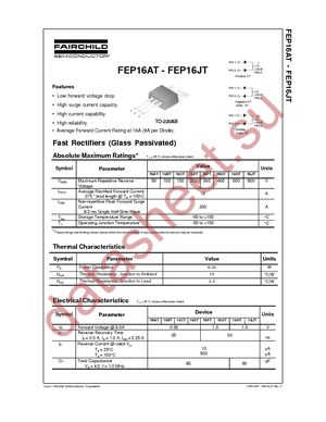 FEP16CT datasheet  